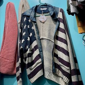 American Flag Cardigan